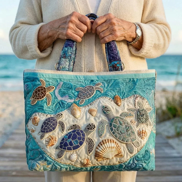 Artisanal Tote - Turtle Love