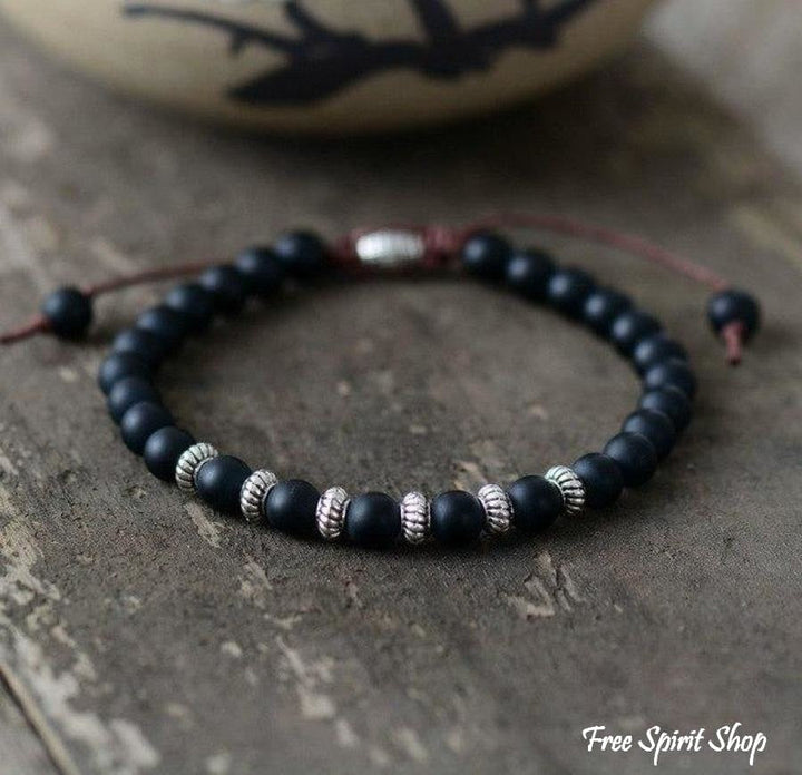 Una | Handmade Natural Black Onyx Gemstone