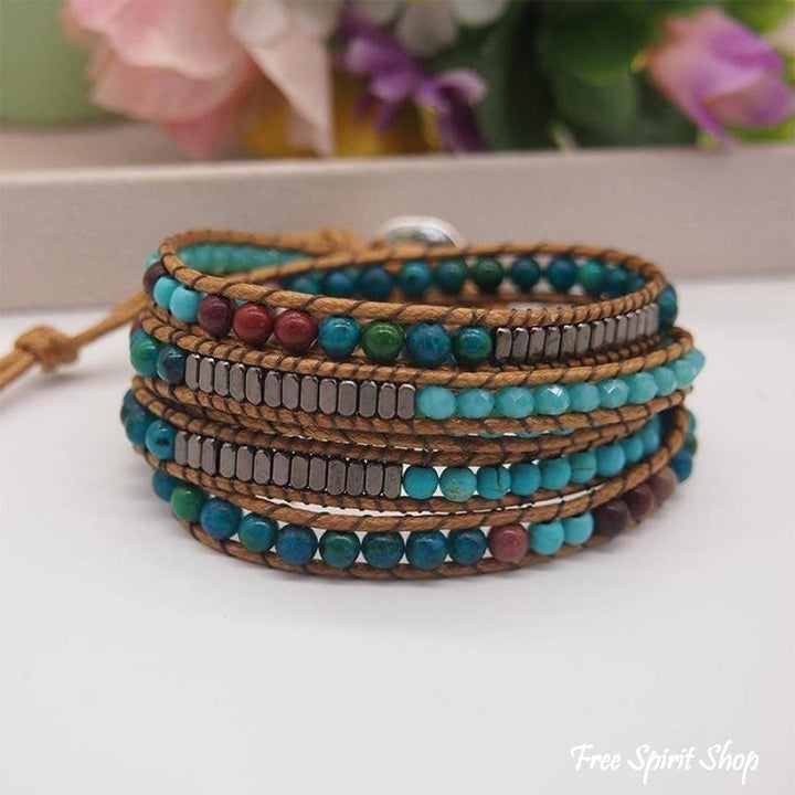 Sophia | Handmade Natural Jasper Howlite &