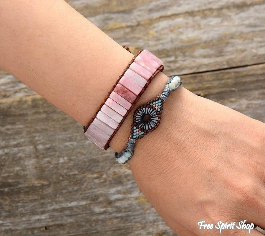 Giselle | Handmade Natural Pink Opal Stone