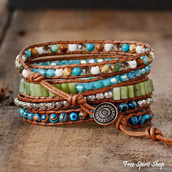 Elise | Handmade Natural Turquoise Jasper Punk