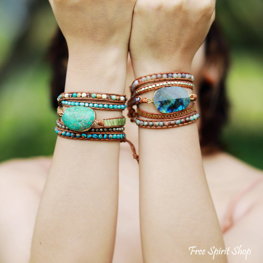 Elise | Handmade Natural Turquoise Jasper Punk