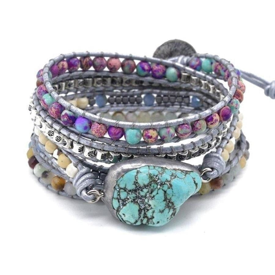 Celeste | Handmade Turquoise, Jasper & Amazonite