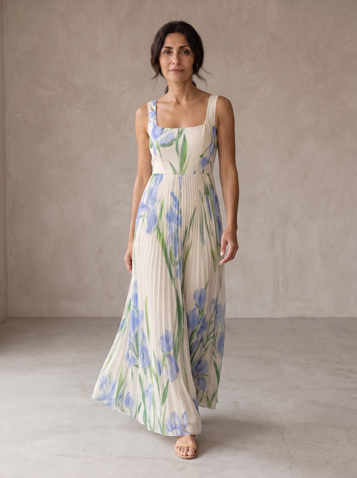 Willow | Floral A-Line Maxi Dress