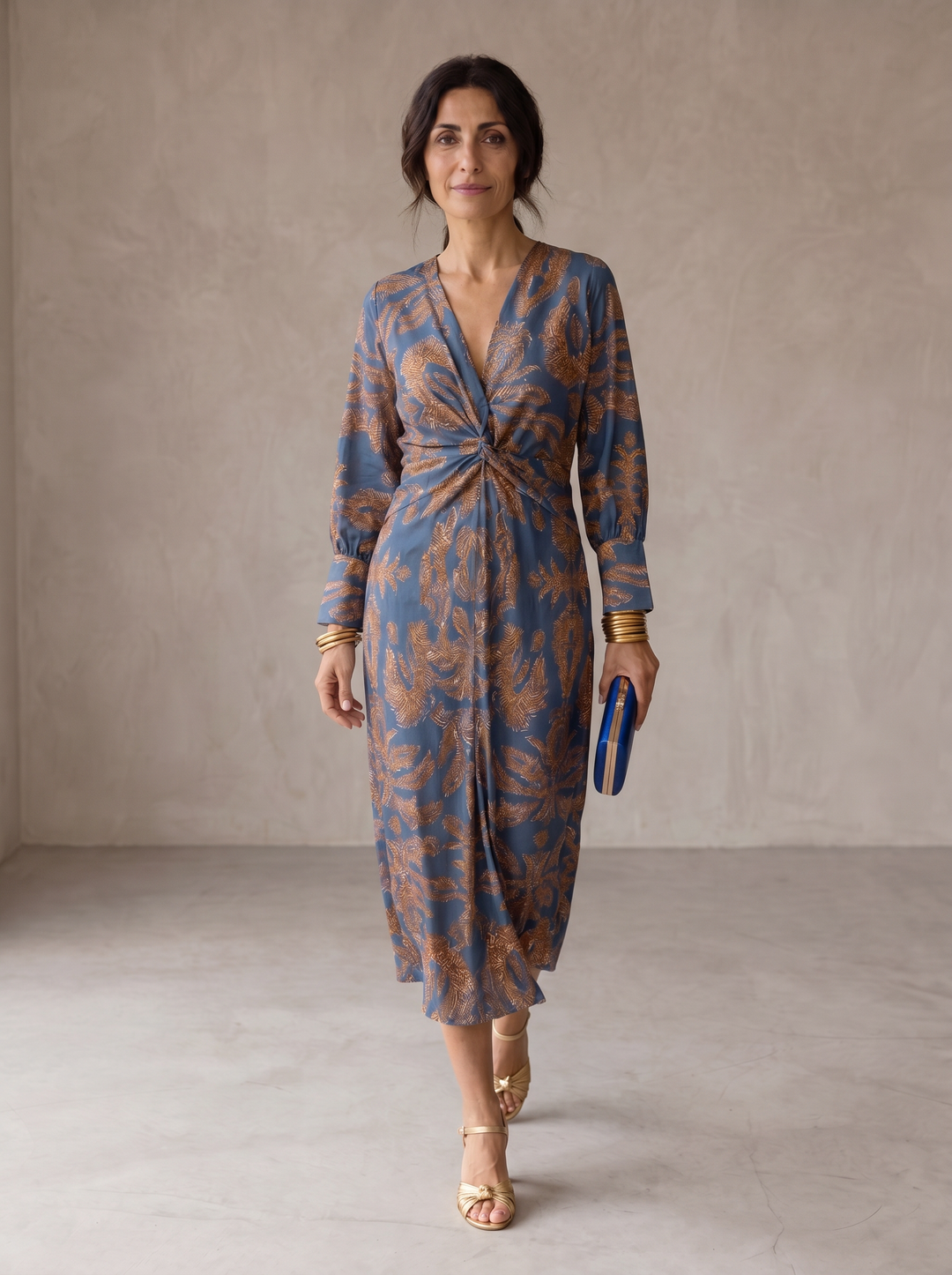 Milla | Floral Elegance Midi Dress