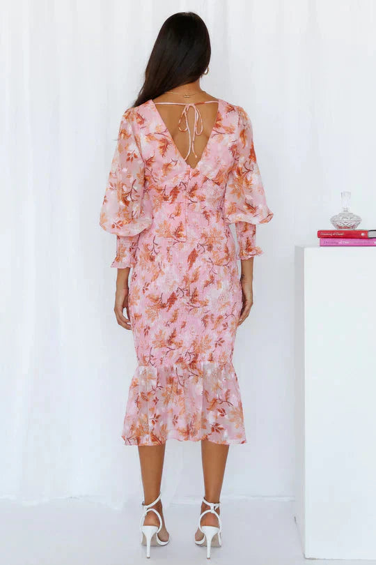 Julia™ | Women's Wedding Guest Floral Dress Evening