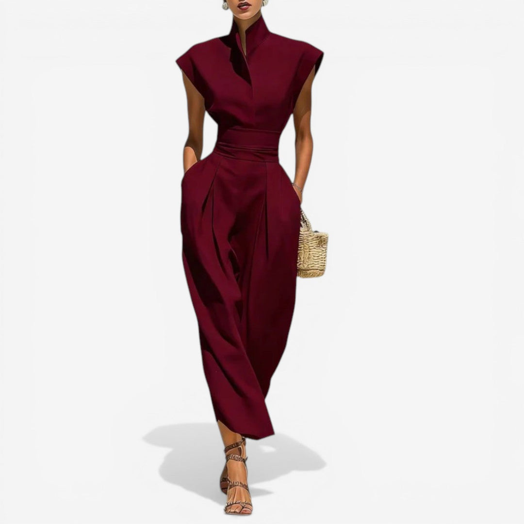 Addison™ Jumpsuit with High Collar