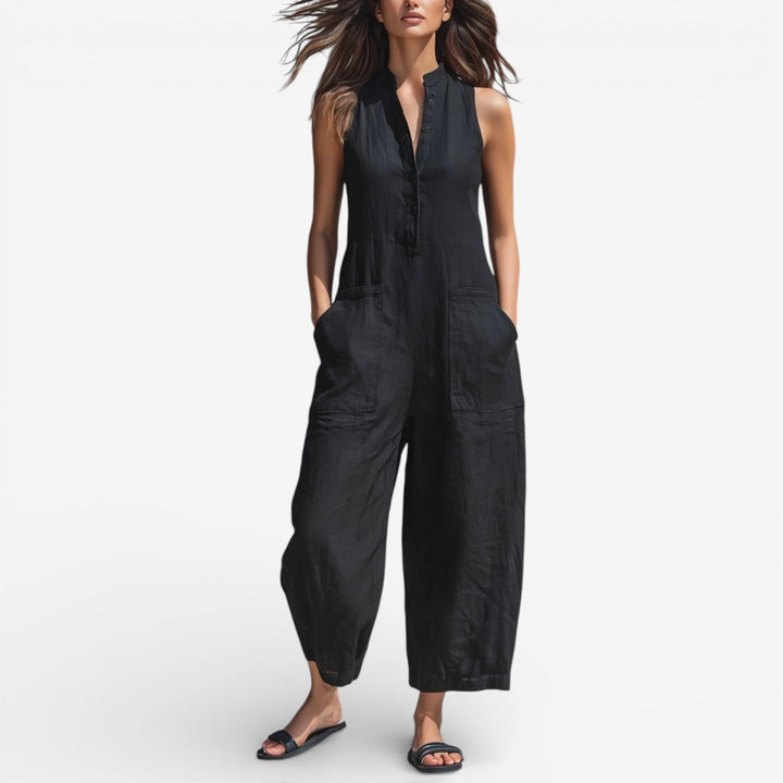 Adoracion™ Wide-Leg Linen Tuta