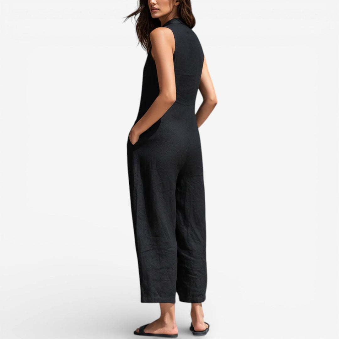 Adoracion™ Wide-Leg Linen Tuta
