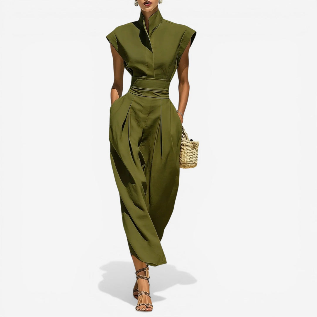 Addison™ Jumpsuit with High Collar