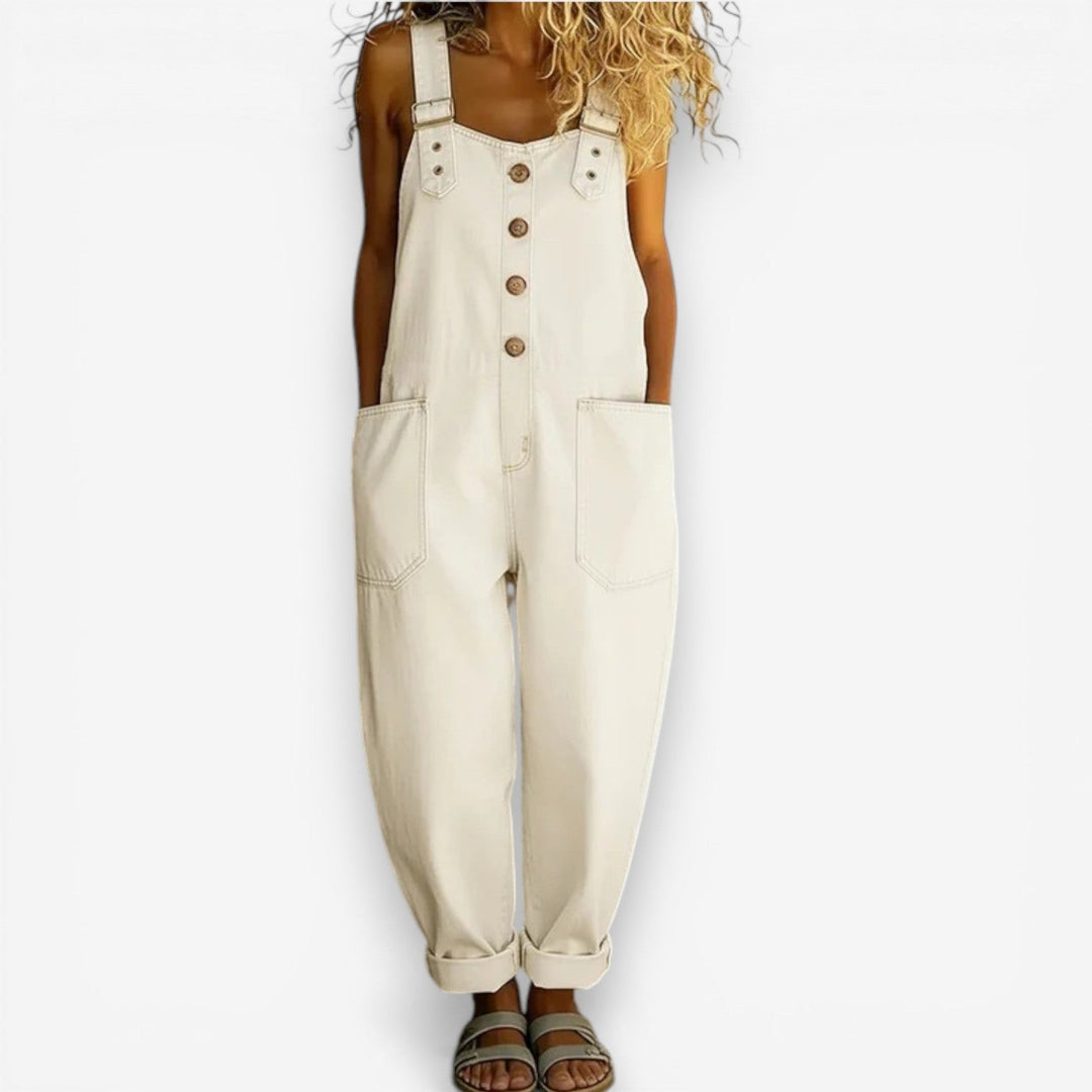 Casey™ Wide Denim Overalls
