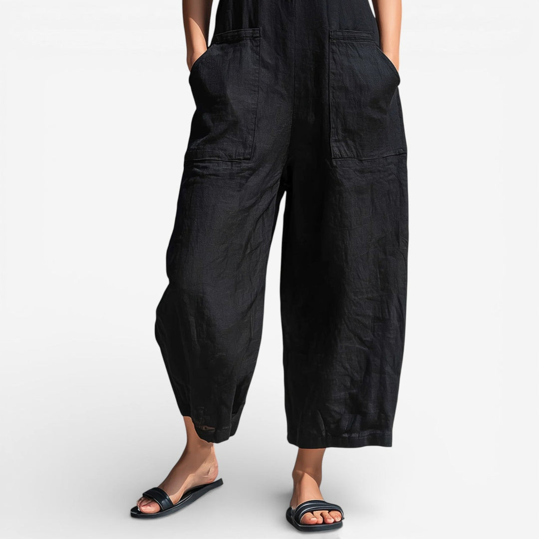 Adoracion™ Wide-Leg Linen Tuta