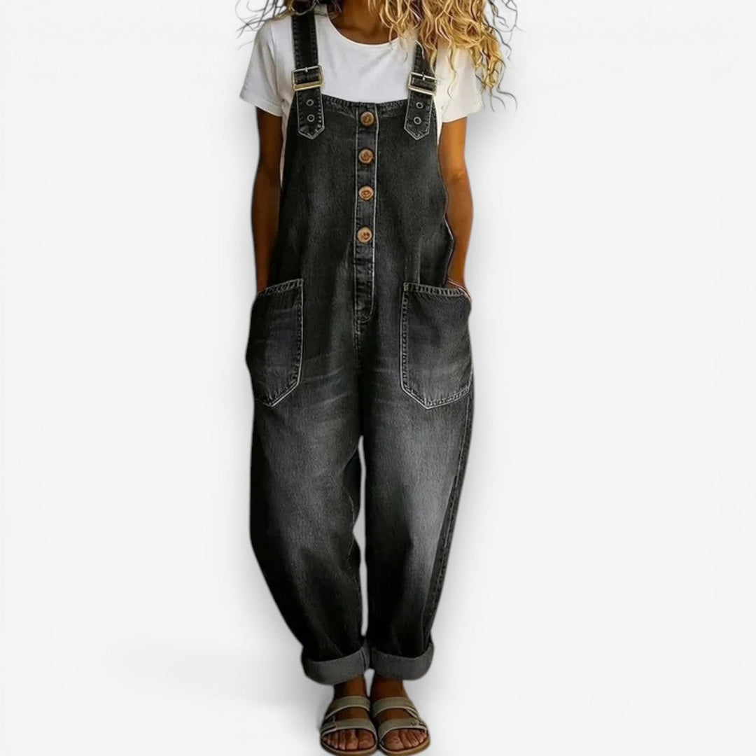 Casey™ Wide Denim Overalls
