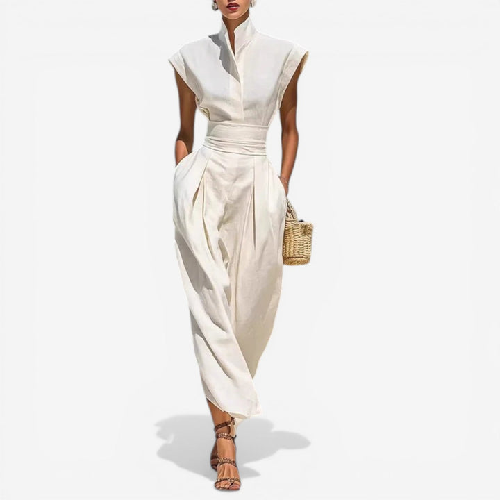 Addison™ Jumpsuit with High Collar