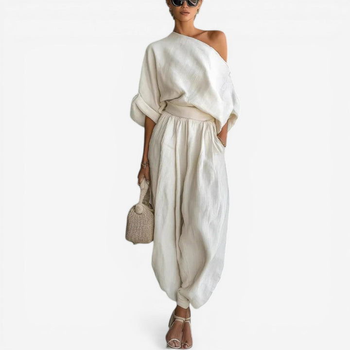 Jessica™ Complete One-Shoulder Linen