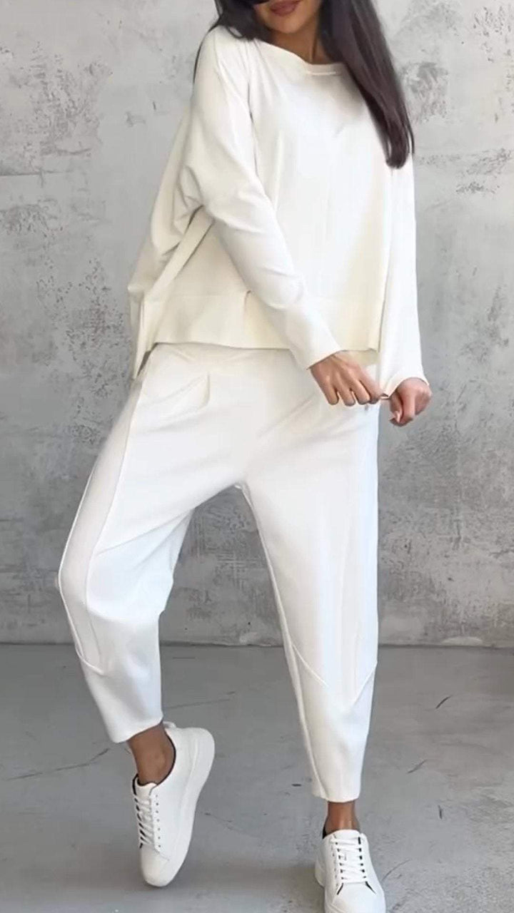 Nora | Women's 2 Piece Lounge Set Long Sleeve Top and Pants