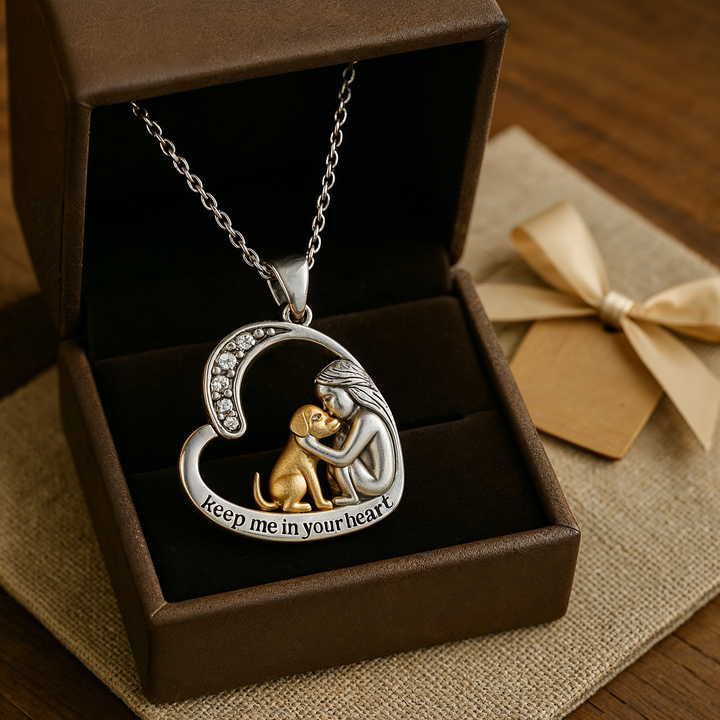 Emery™ | Heart-Shaped Pendant Necklace for Dogs