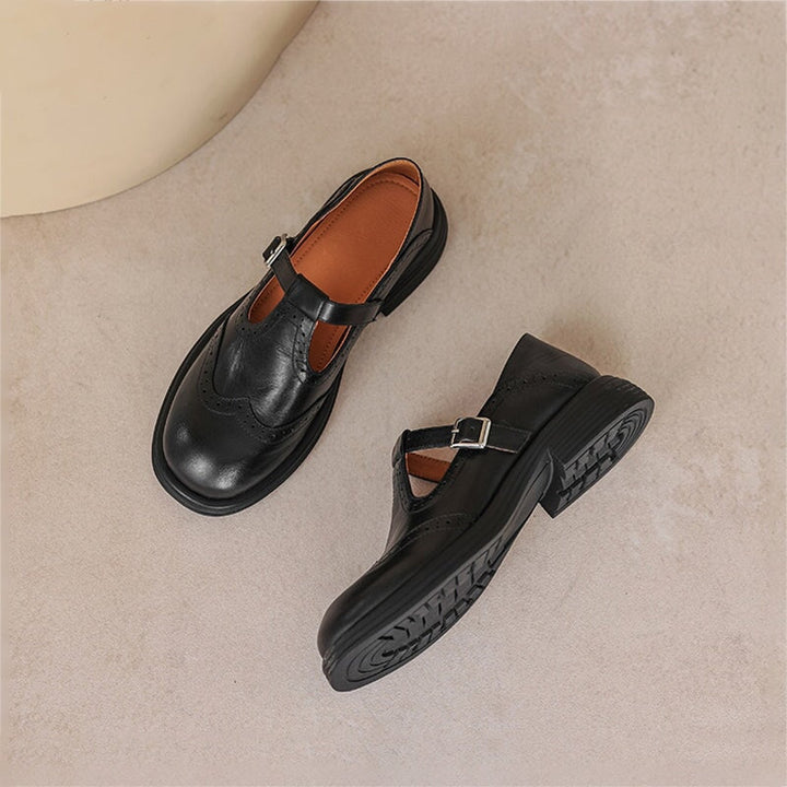 Nina™ | Elegant Vegan Leather Mary Jane Sandal