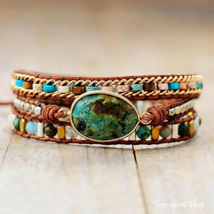 Jenny | African Turquoise & Mixed Beads