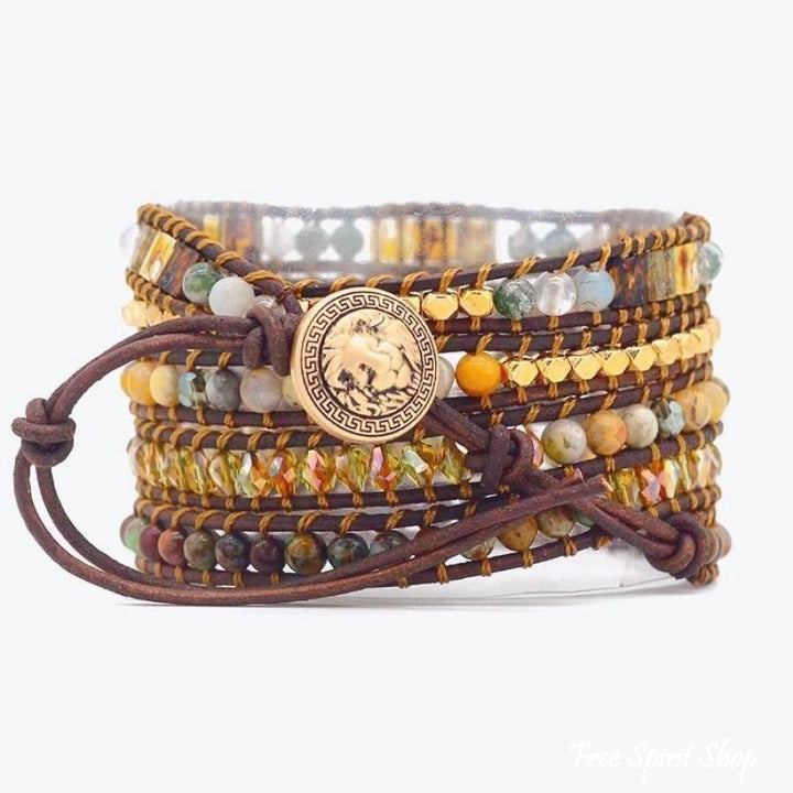 Elena | Agate Moonlight & Jasper Wrap
