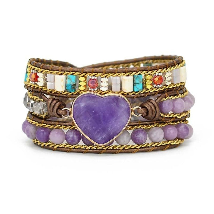 Meg | Amethyst Heart Wrap