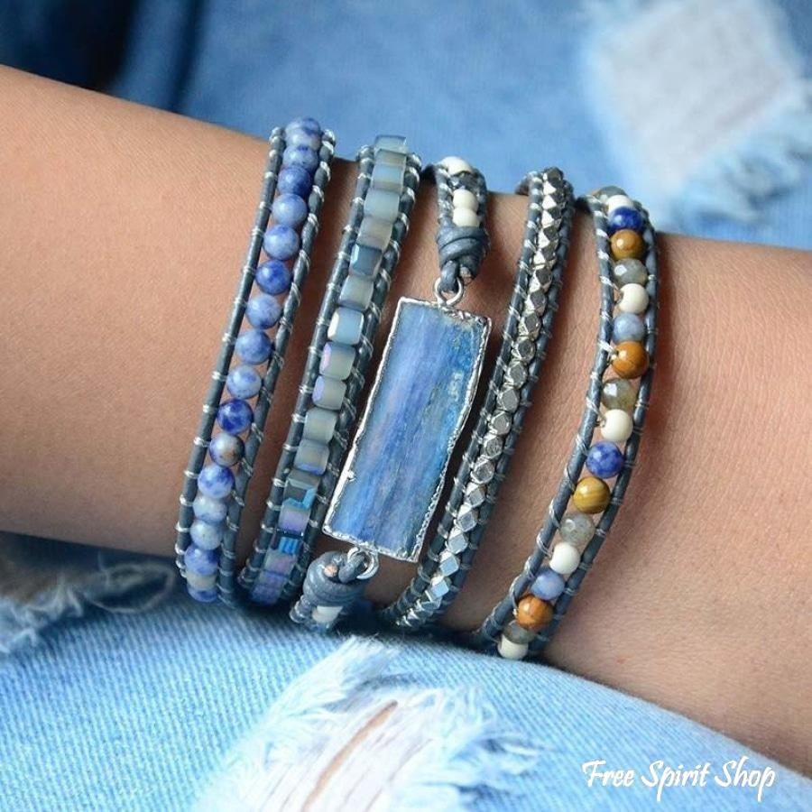 Ruby | Blue Topaz Sodalite & Howlite