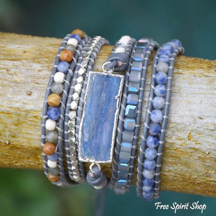 Ruby | Blue Topaz Sodalite & Howlite