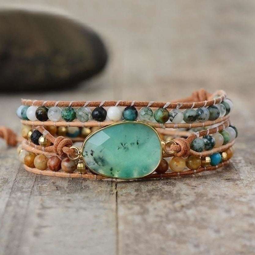 Alexa | Green Jade Jasper and Moss