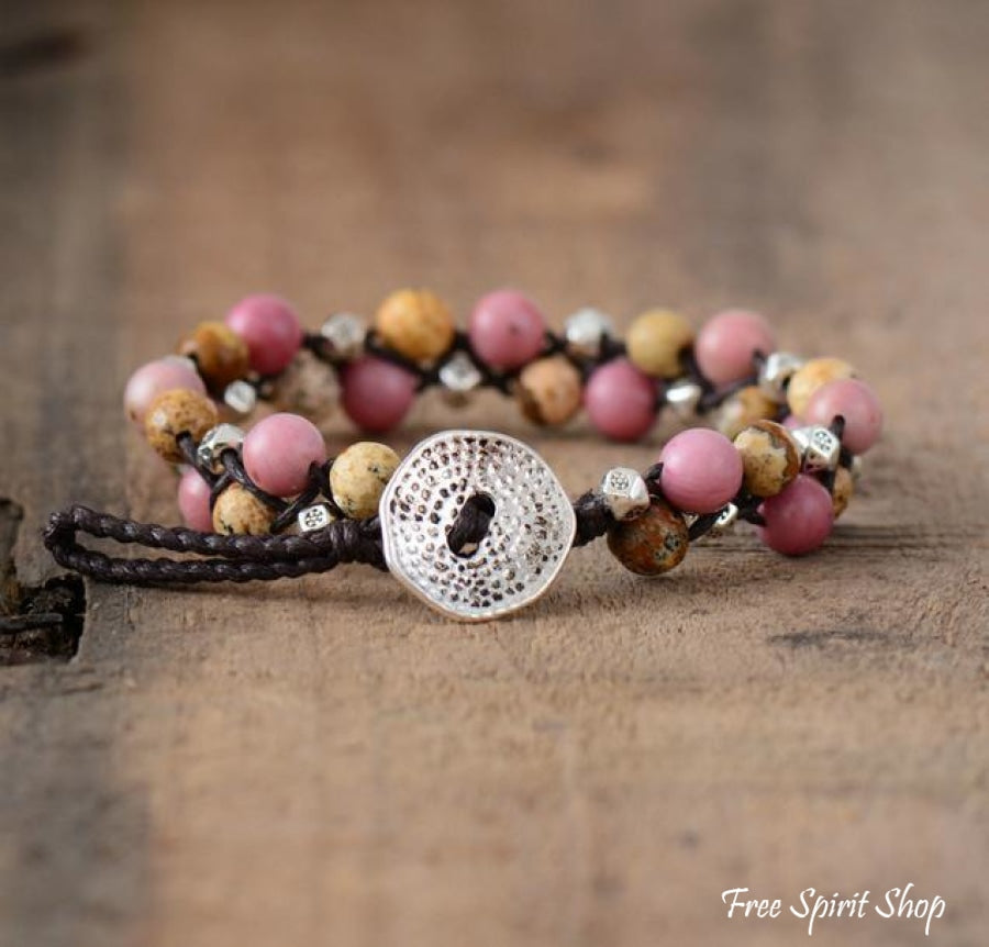Serena | Jasper & Rhodonite Gemstone Wrap