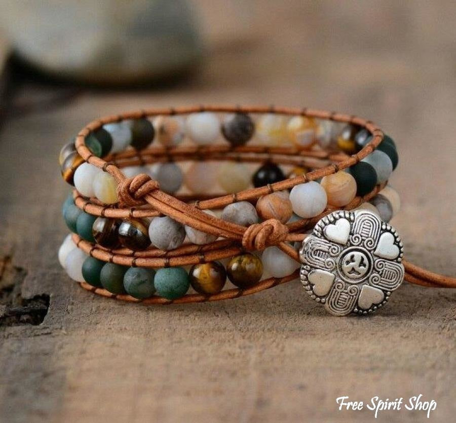 Yasmin | Jasper Tiger Eye & Green