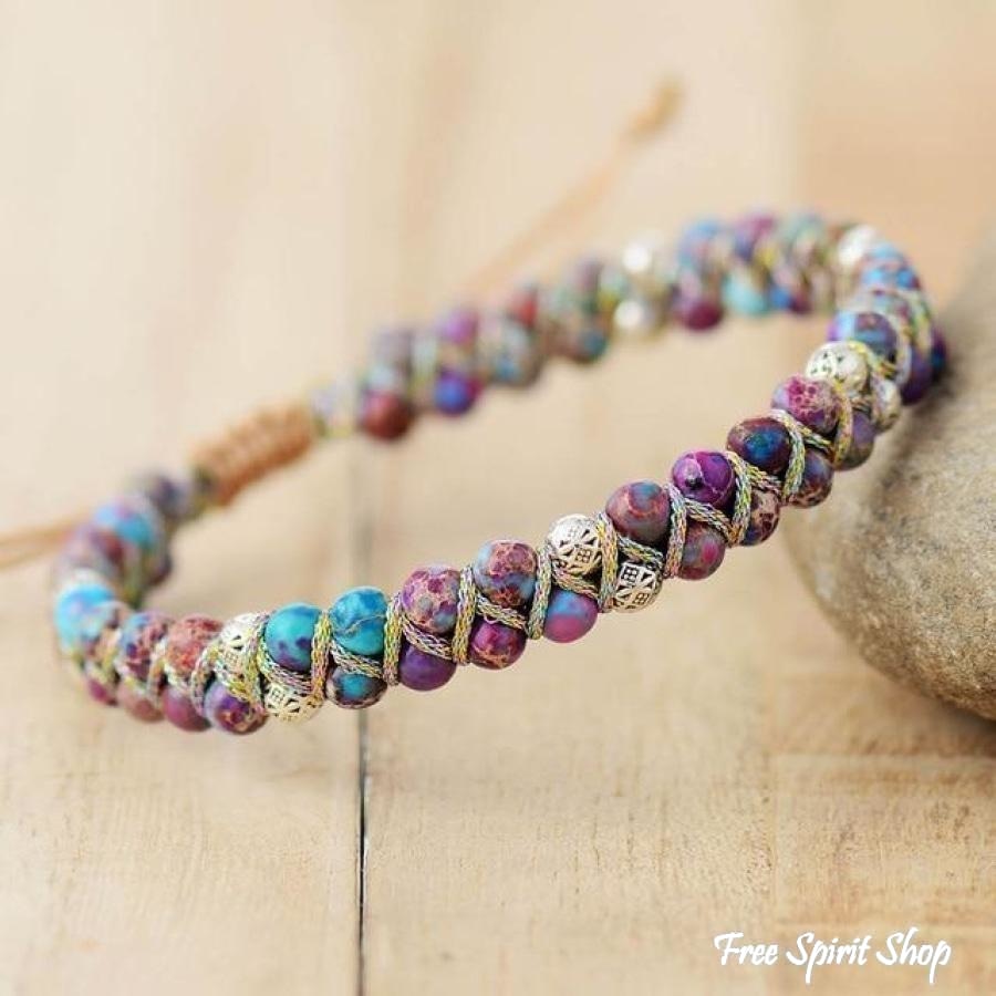 Gemma | Purple Jasper Friendship Bead