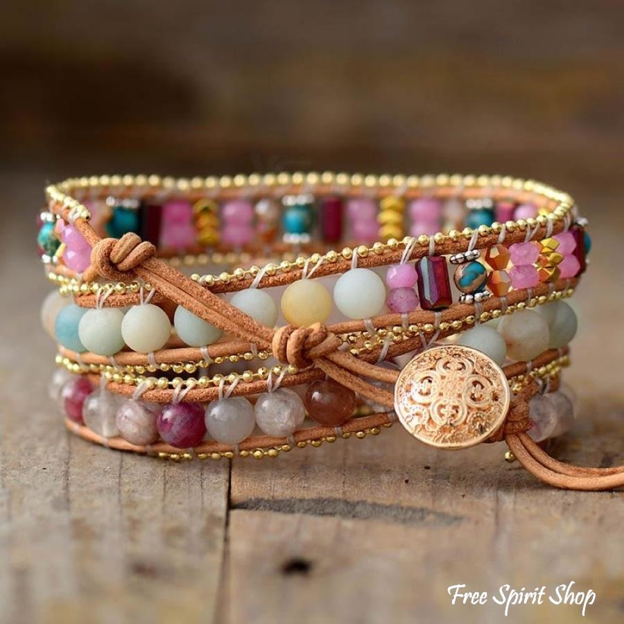 Harriet | Rose Quartz Heart & Amazonite