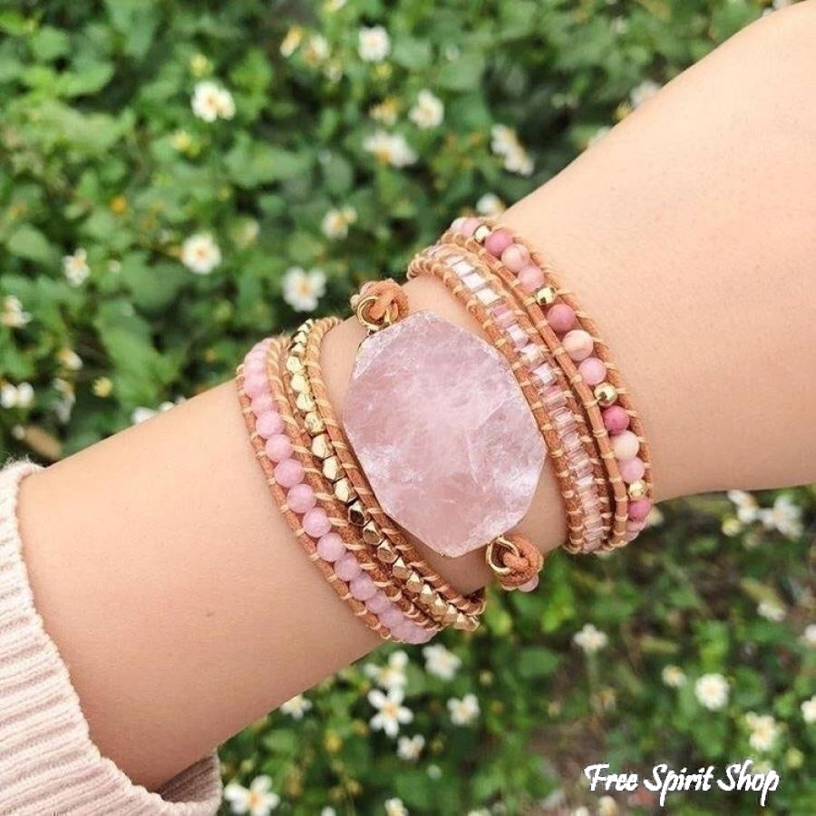 Camille | Rose Quartz Heart Chakra Wrap