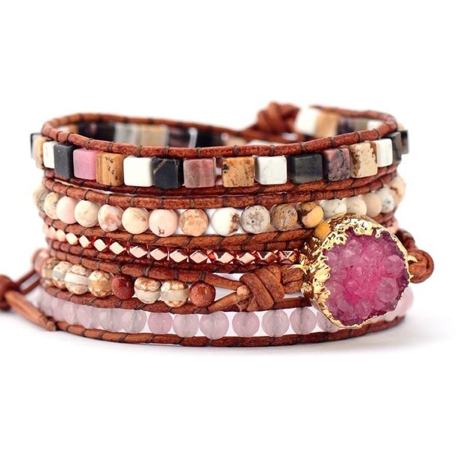 Heather | Strawberry Quartz Jasper & Rose