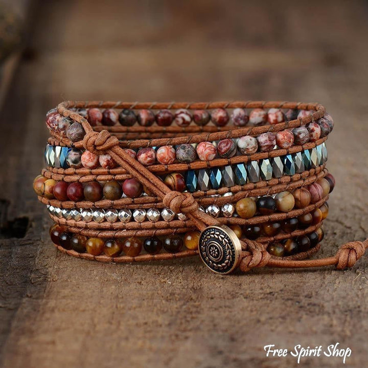 Eden | Tiger Eye & Jasper Beaded