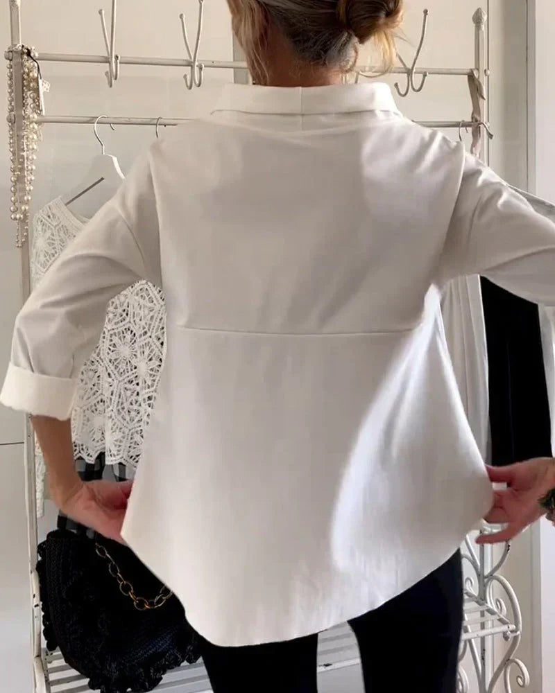 Maya | Women's Bateau Neck 3/4 Sleeve Casual Top