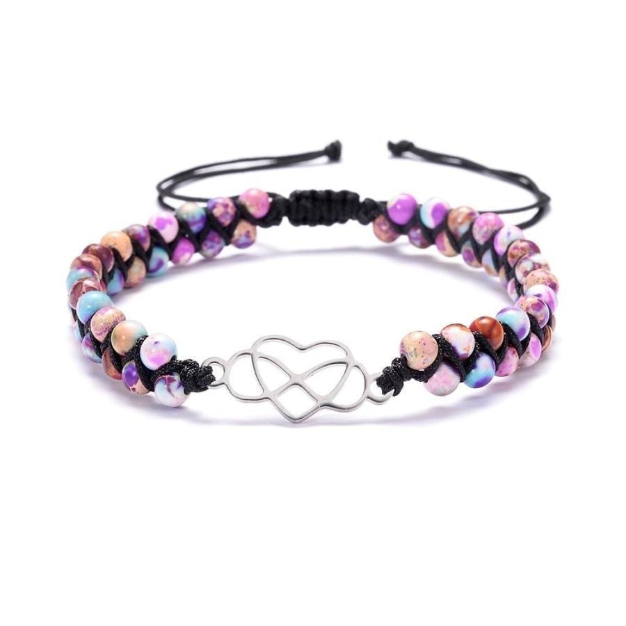 Hannah | Purple Jasper Infinity Love Bead