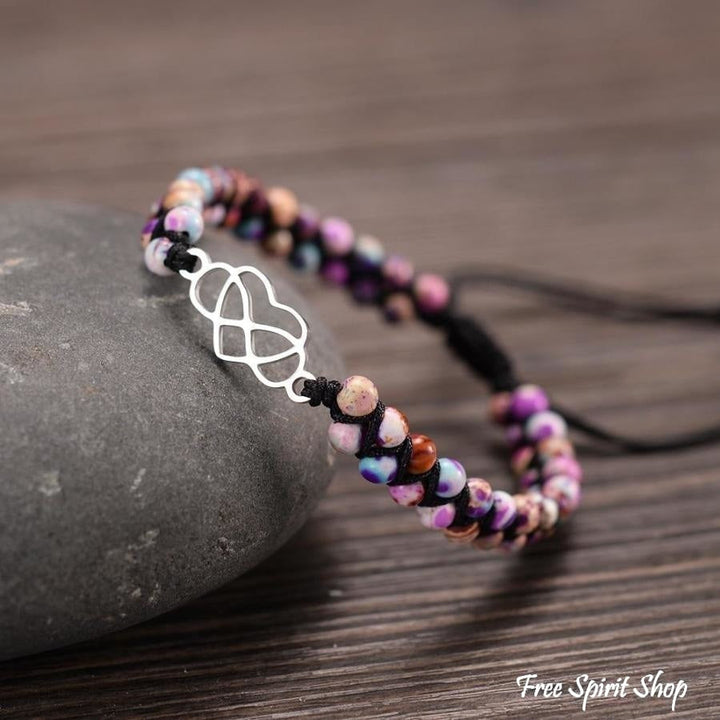 Hannah | Purple Jasper Infinity Love Bead