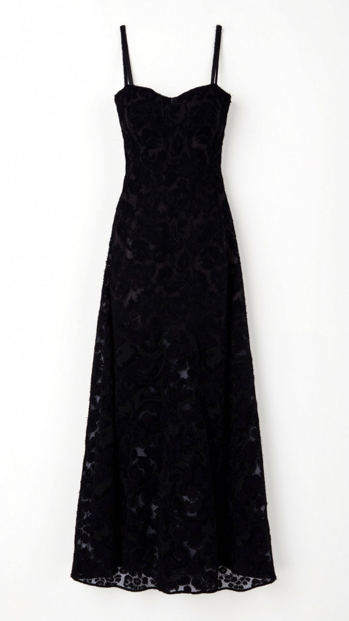 Myla Floral Jacquard Maxi Dress