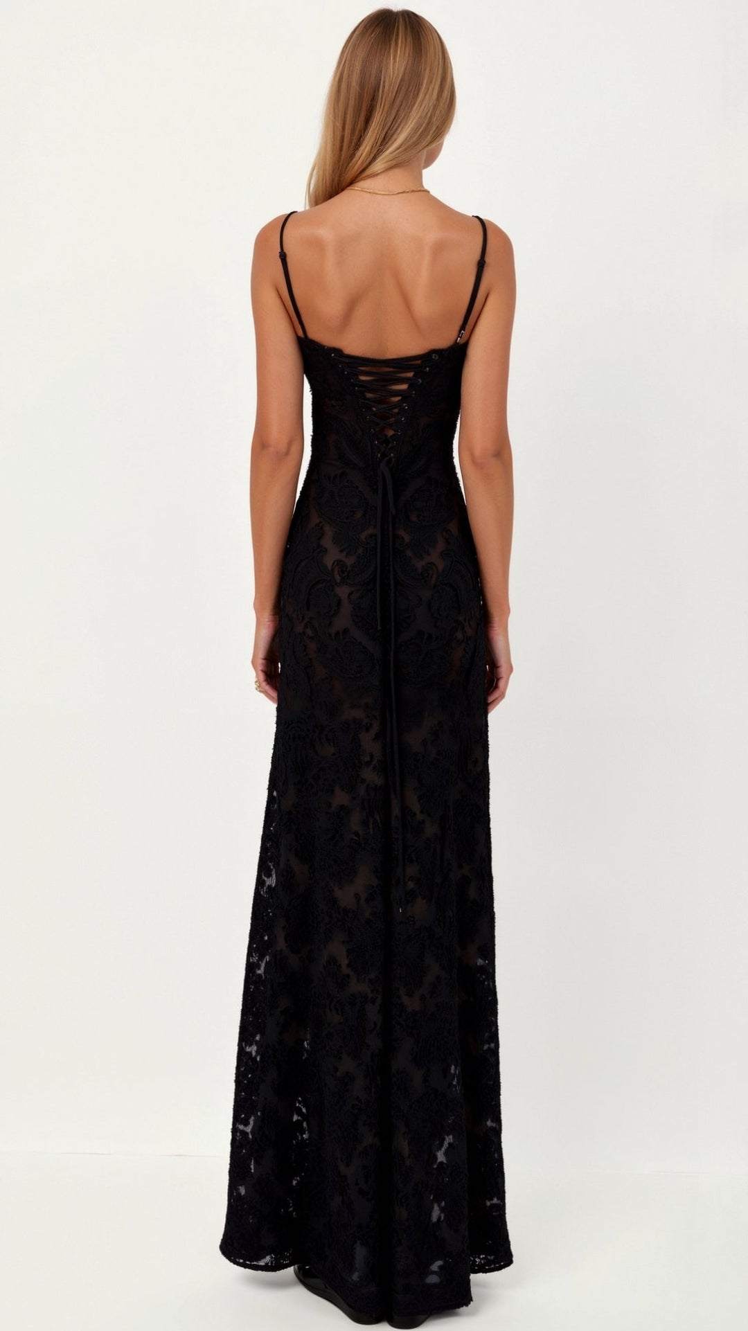 Myla Floral Jacquard Maxi Dress