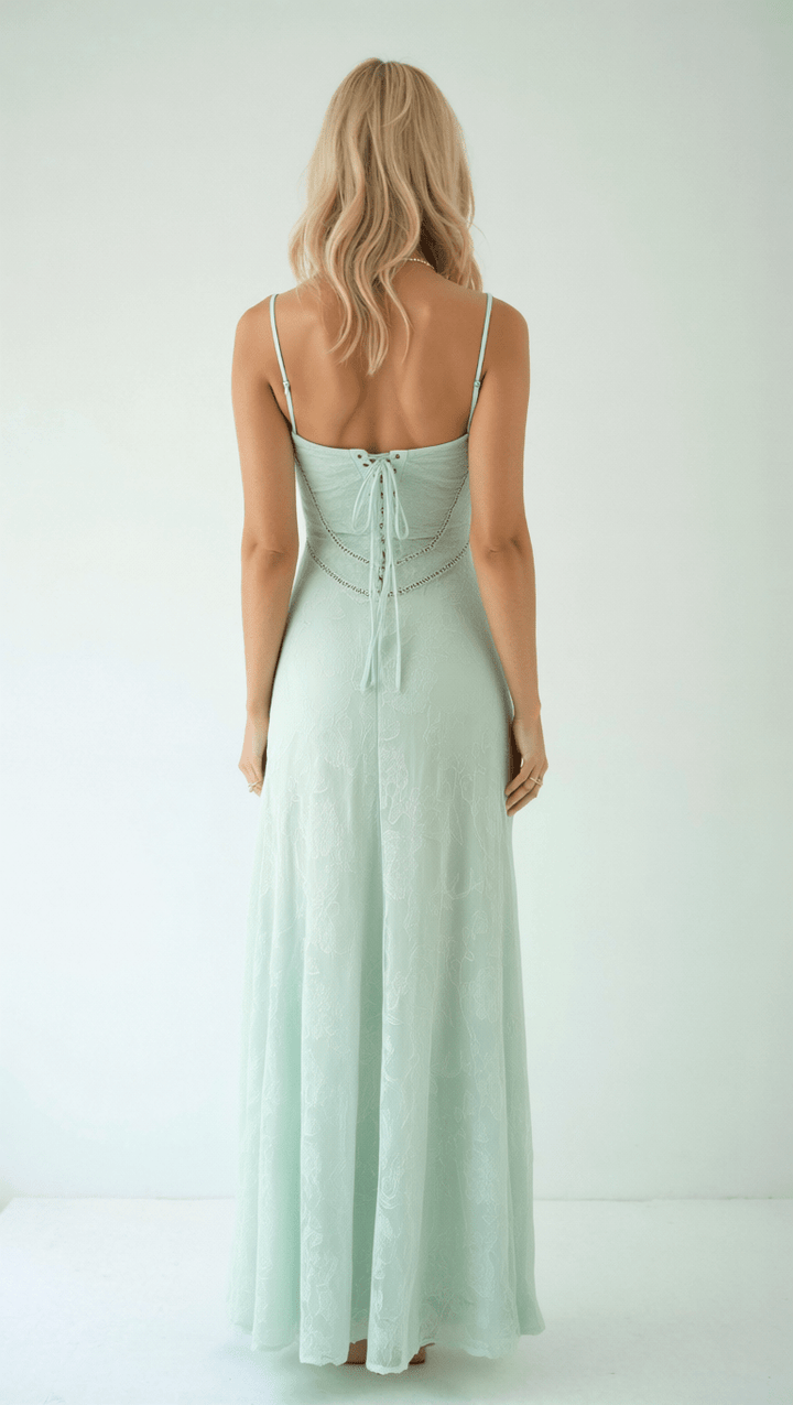 Myla Floral Jacquard Maxi Dress