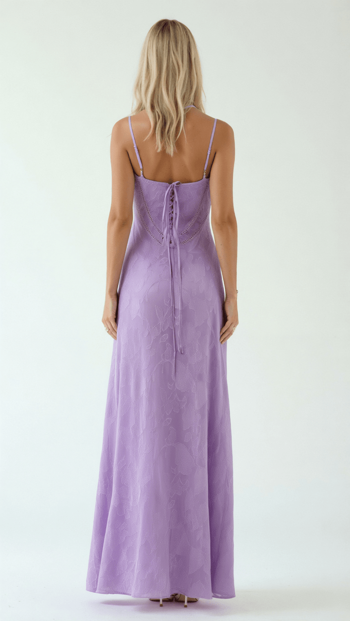 Myla Floral Jacquard Maxi Dress