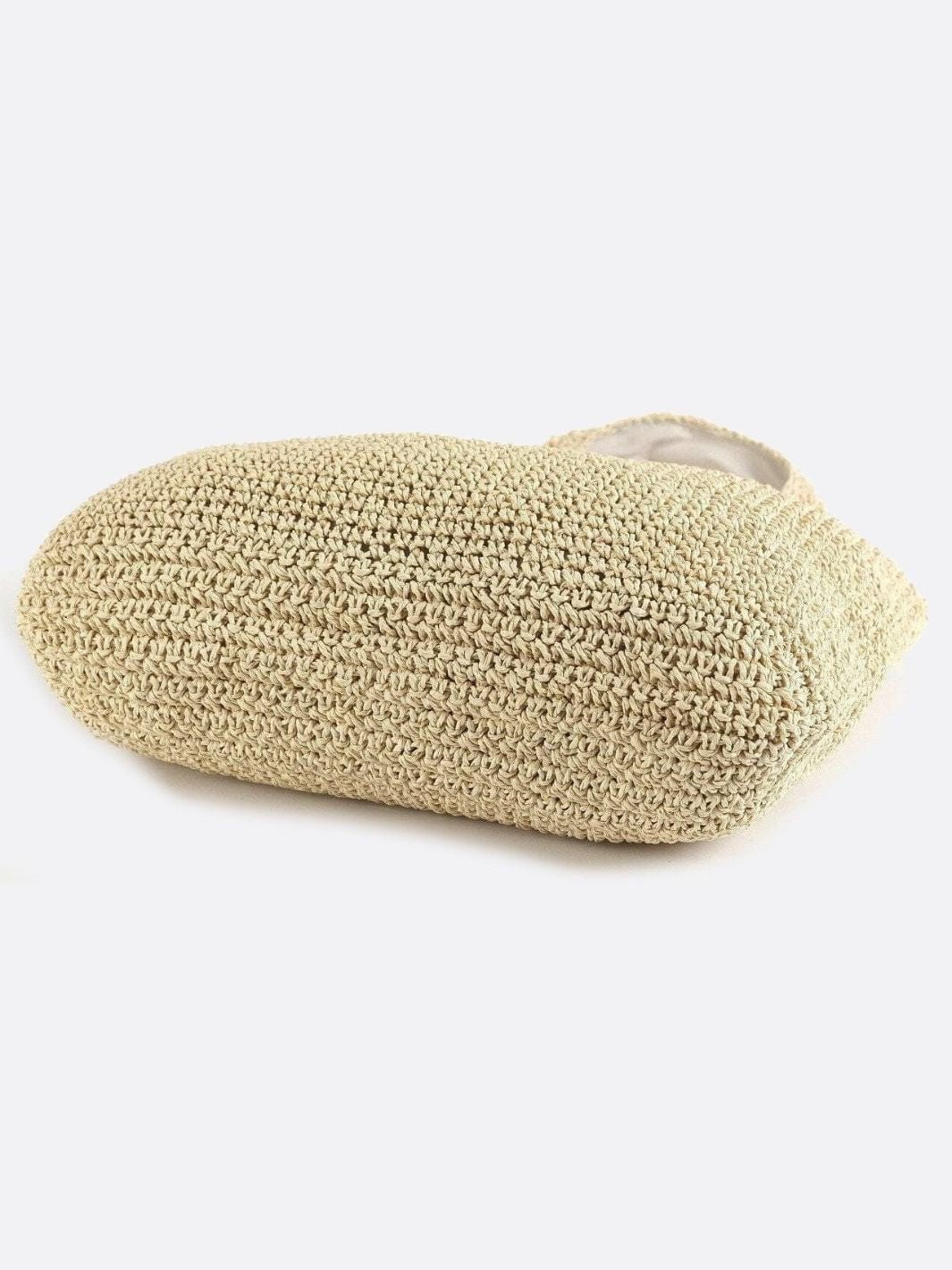 Siena – Straw Bag with Zipper & Shoulder Strap