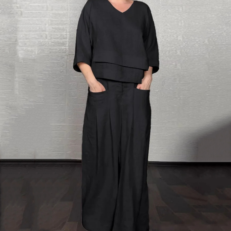 Noa™ | Loose-Fit Minimalist Two-Piece Outfit