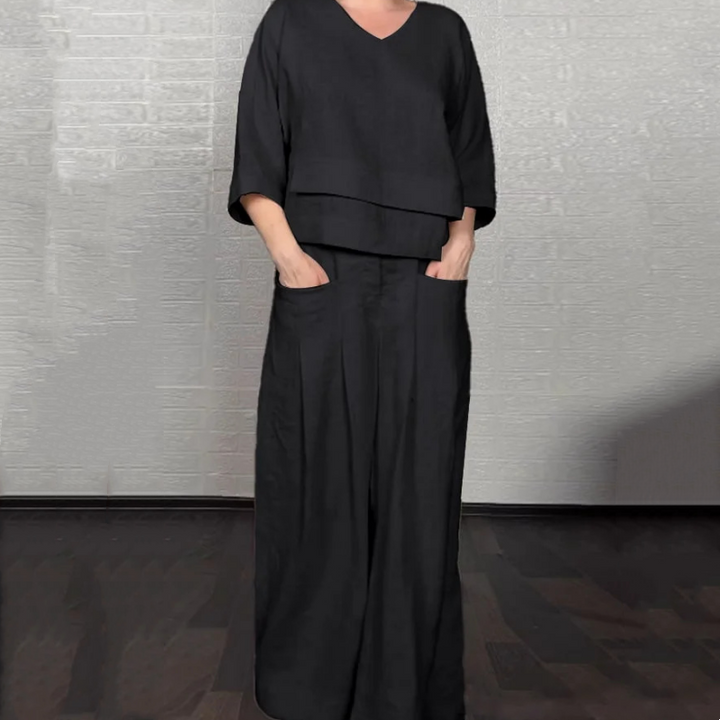 Noa™ | Loose-Fit Minimalist Two-Piece Outfit
