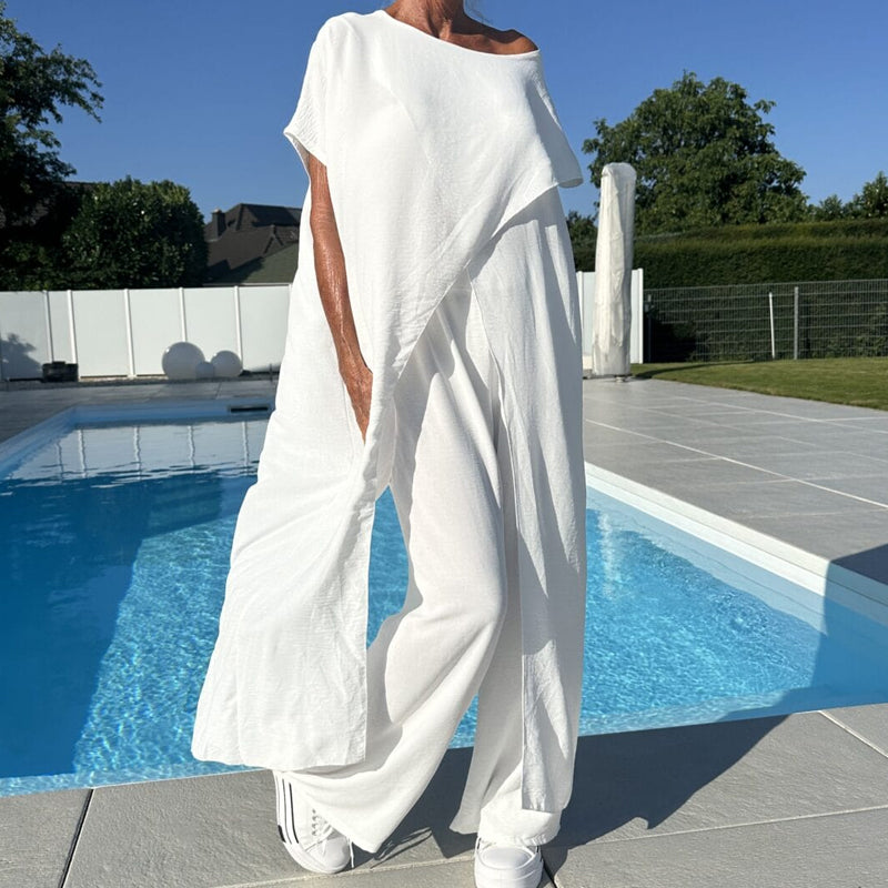 Gabby™ | Elegant Off-Shoulder Two-Piece Set
