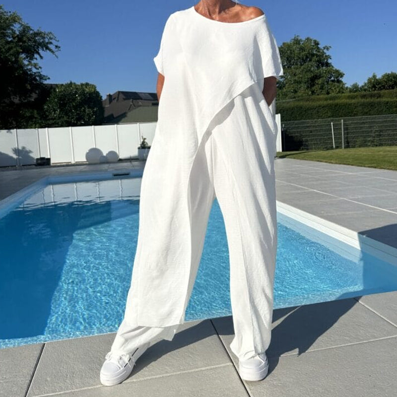 Gabby™ | Elegant Off-Shoulder Two-Piece Set