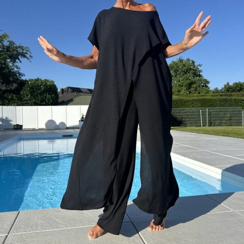 Gabby™ | Elegant Off-Shoulder Two-Piece Set