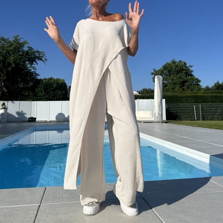 Gabby™ | Elegant Off-Shoulder Two-Piece Set