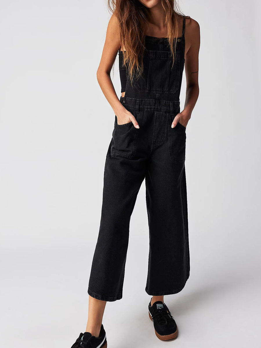 Isabel | Wide Leg Strap Jumpsuit